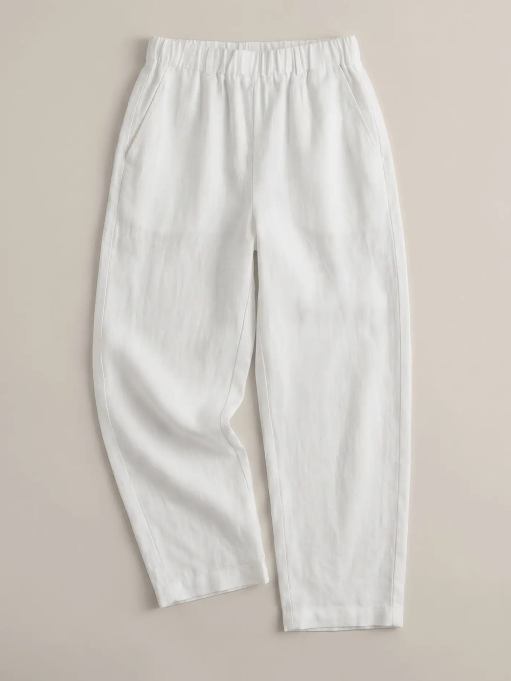 Quince white linen pants